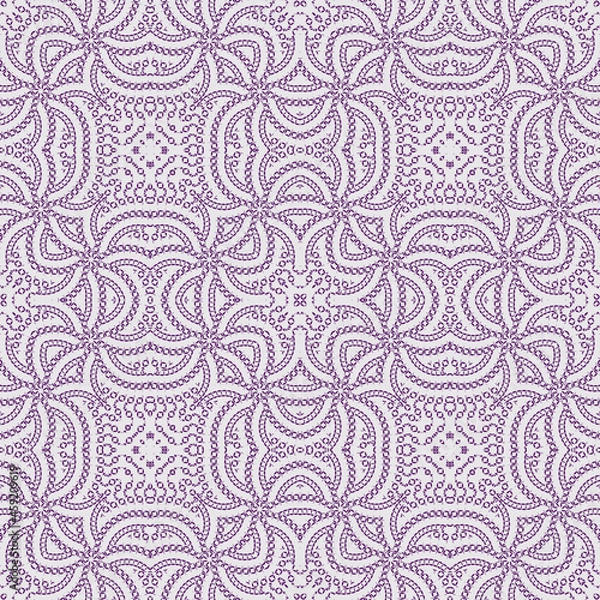 Obraz Abstract seamless pattern with various shapes. Geometric pattern for fabric. Textile background.