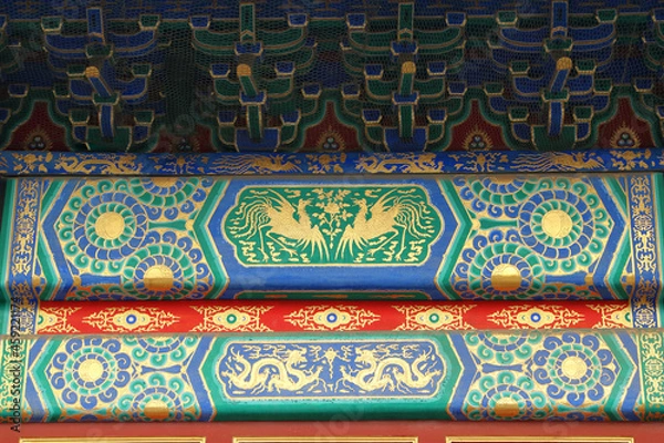 Obraz CiNing Palace Double Phoenixes Painting