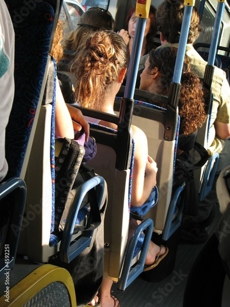 Fototapeta Bus passengers