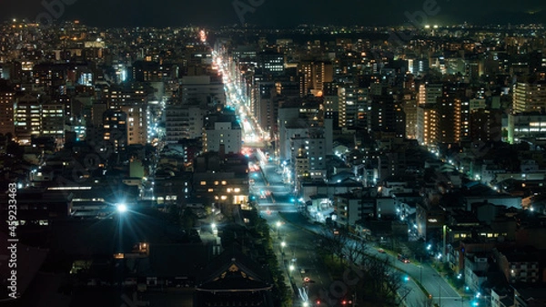 Obraz 京都タワーからの夜景