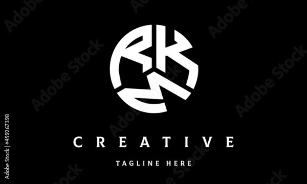 Obraz RKM circle three letter logo