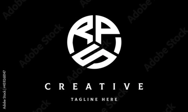 Obraz RPS circle three letter logo