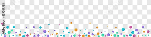 Obraz Rainbow Splash FallingFestive Vector Panoramic