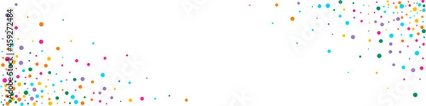 Obraz Color Dust Abstract Vector Panoramic Background.