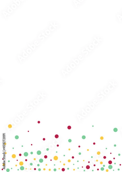 Obraz Color Splash Flying Vector White  Background. Fun