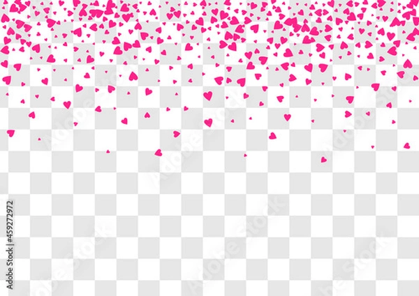 Obraz Burgundy Heart Vector Transparent Backgound.