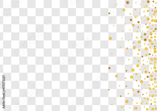 Obraz Gold Dust Modern Transparent Background. Paper
