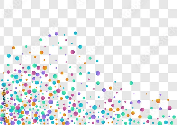 Obraz Bright Dust Top Vector Transparent Background.