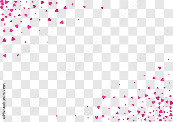 Obraz Burgundy Confetti Vector Transparent Backgound.