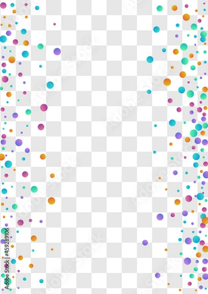 Obraz Color Round FallingFestive Vector Transparent