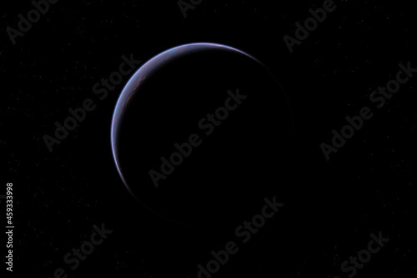 Fototapeta Some planet in deep space.