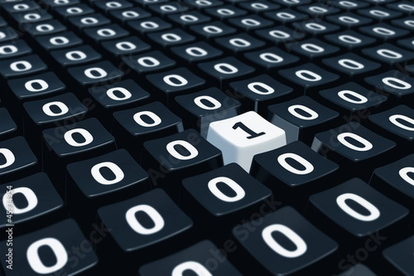 Obraz Binary Code Keys