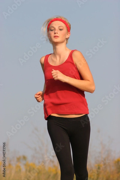 Obraz Blonde Teen Jogger