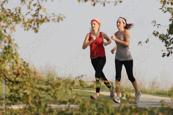 Obraz Sisters Jogging