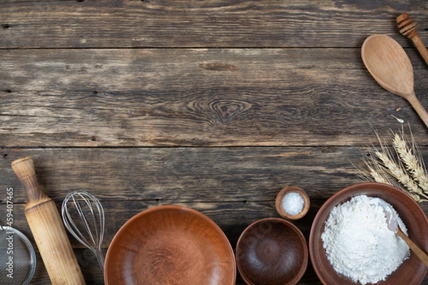 Fototapeta Bread baking concept.
