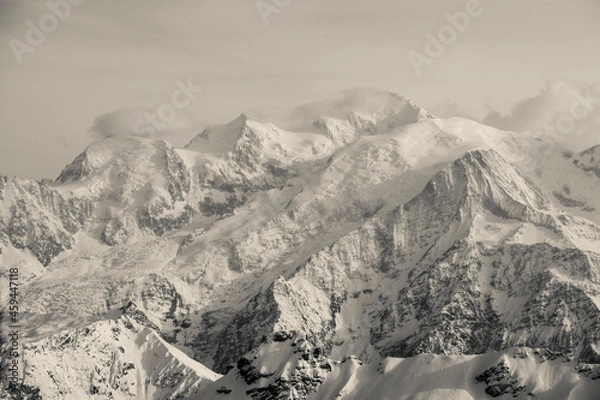 Obraz snow covered mountains