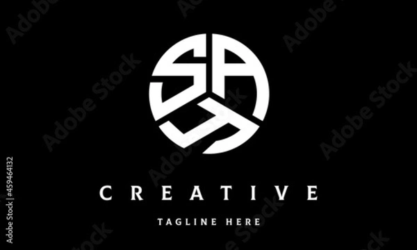 Obraz SAY creative circle three letter logo vector