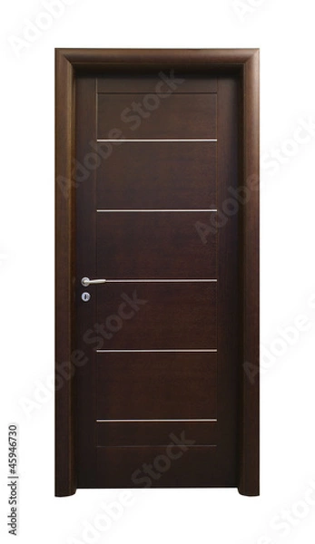 Obraz Dark wooden door