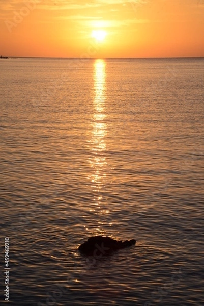 Obraz Tropical beach at sunset - nature background
