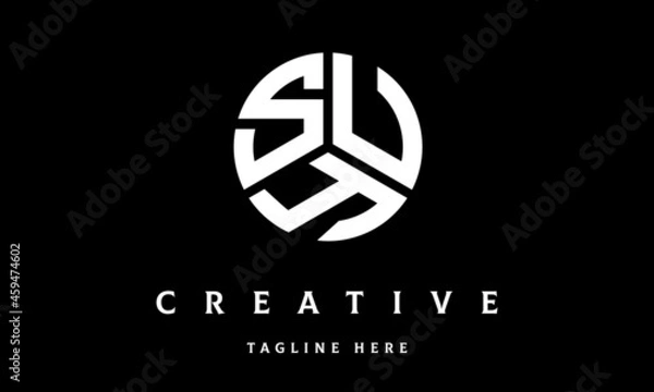 Fototapeta SUY circle three letter logo