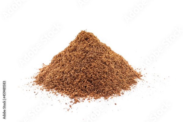 Fototapeta Brown coconut husk, coconut fiber for growing plant.
