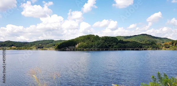 Obraz lake in buyeo-eup