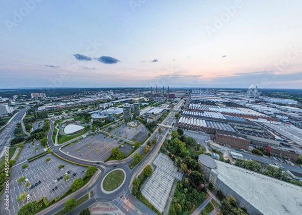 Obraz Wolfsburg von oben