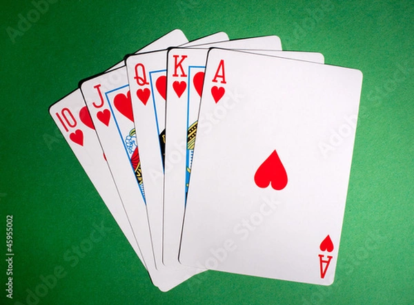 Fototapeta Royal flush