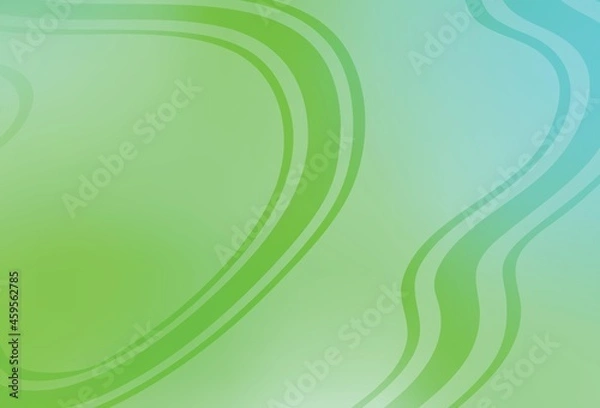 Fototapeta Light Green vector glossy abstract layout.