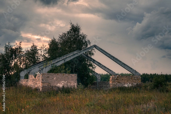 Obraz Old abandoned factory