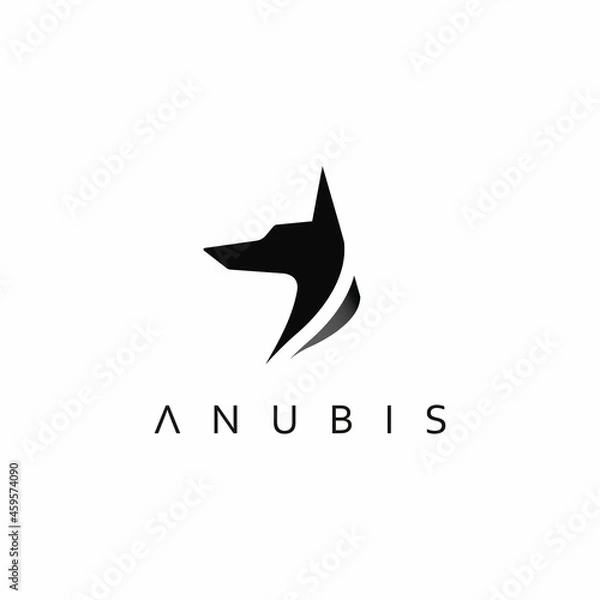 Fototapeta Anubis logo. Anubis modern sophisticated logo design. Professional Anubis logo concept.