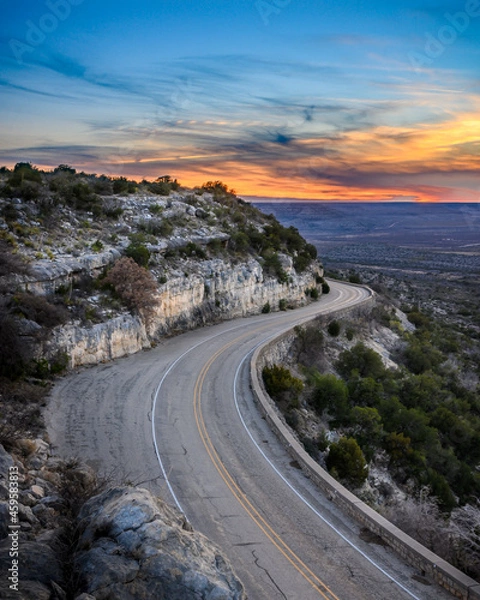 Obraz Road through West Texas