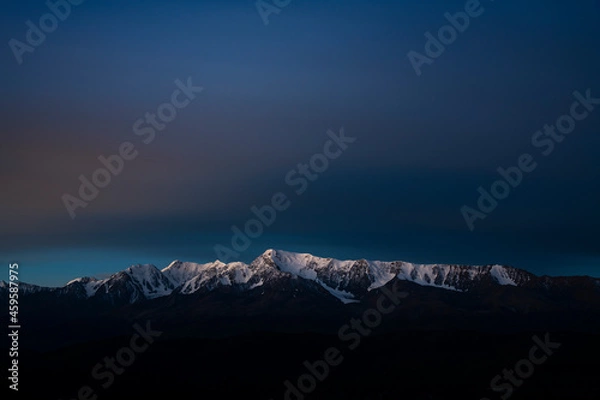Fototapeta snow covered mountains