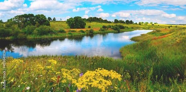 Obraz Landscape with lake