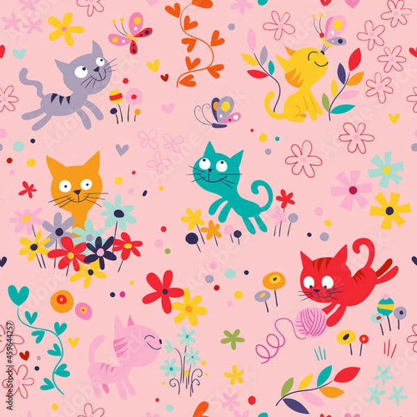 Fototapeta Seamless repeat pattern background