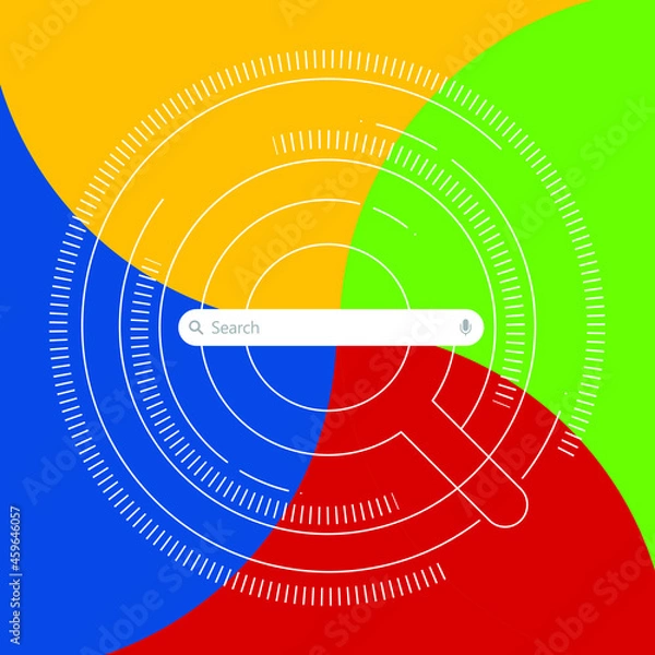 Fototapeta Search Bar - Vector Background Design