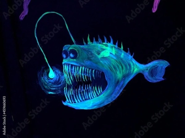 Obraz Deep sea freaky sea creature