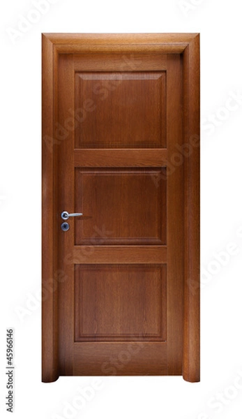Obraz Door isolated on white