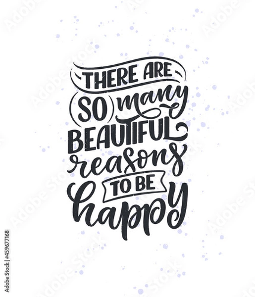 Fototapeta Hand drawn lettering quote about Gratitude. Cool phrase for print and poster design. Inspirational slogan. Vector