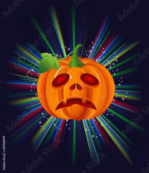 Obraz pumpkin on halloween