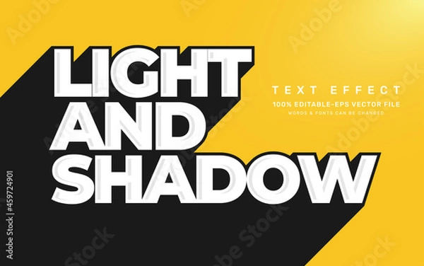 Fototapeta Shadow text effect