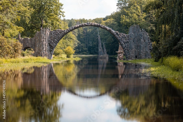 Obraz Rakotzbrücke im Sonnenschein