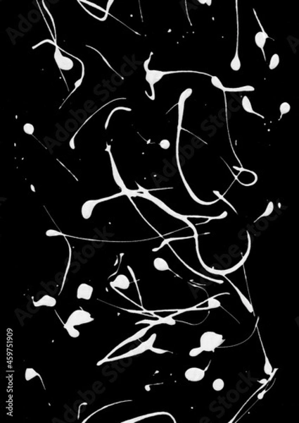 Obraz splatter ink 3