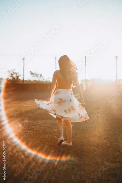 Obraz summer beach hat