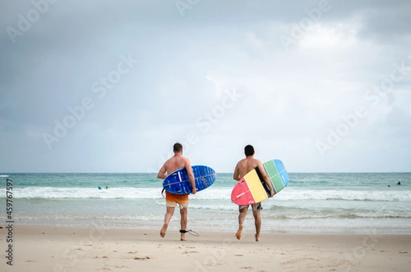 Obraz couple walking on the beach