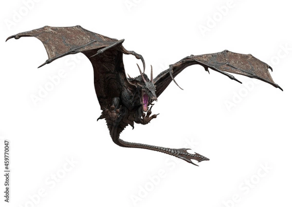 Obraz master dragon is attacking