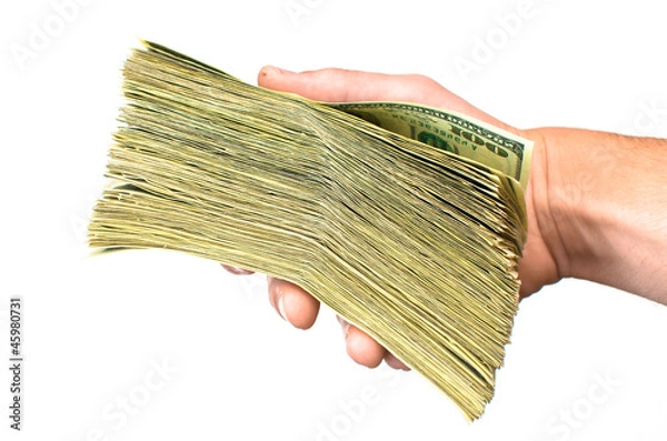 Fototapeta Money stack