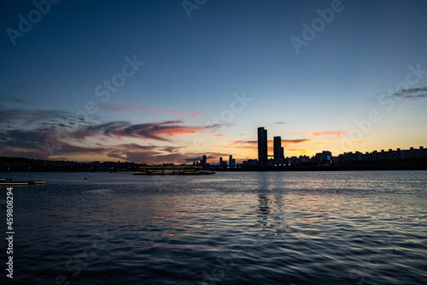 Obraz 서울 한강 야경 유람선