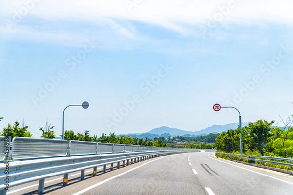 Obraz 한국 도로 사진 70