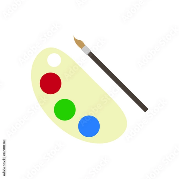 Fototapeta color paint icon png